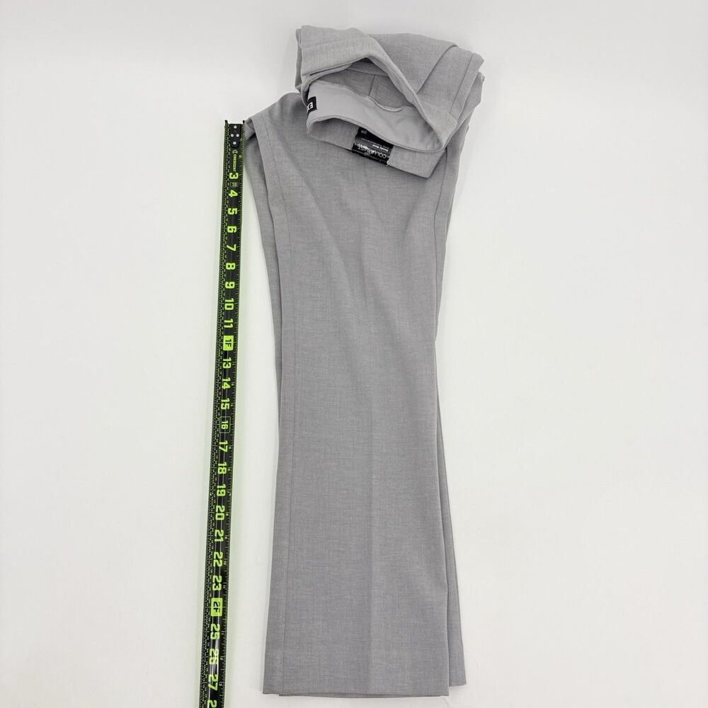 Express Columnist Pants 12 Gray Barely Boot Professional Office Work Preppy Chic - Picture 8 of 9